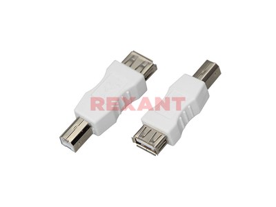 Переходник гнездо USB-A (Female) - штекер USB-B (Male) REXANT Переходник гнездо USB-A (Female) - штекер USB-B (Male) REXANT